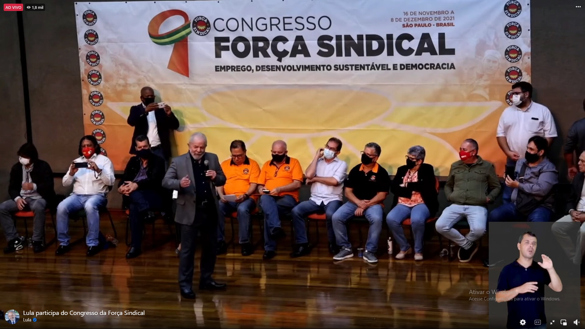 No Congresso da Força Sindical Lula elogia Getúlio Vargas e assume que