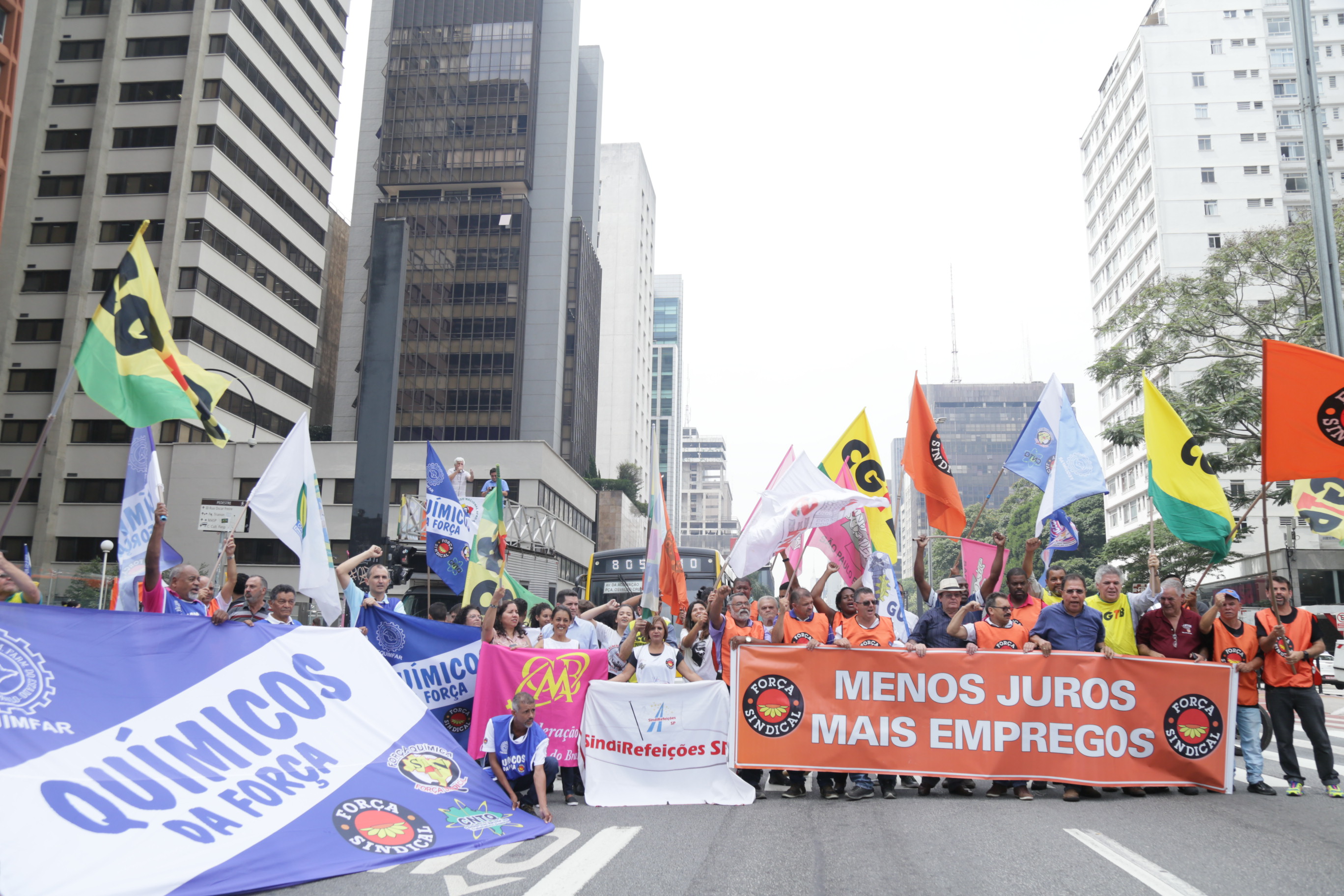 Protesto juros na Paulista