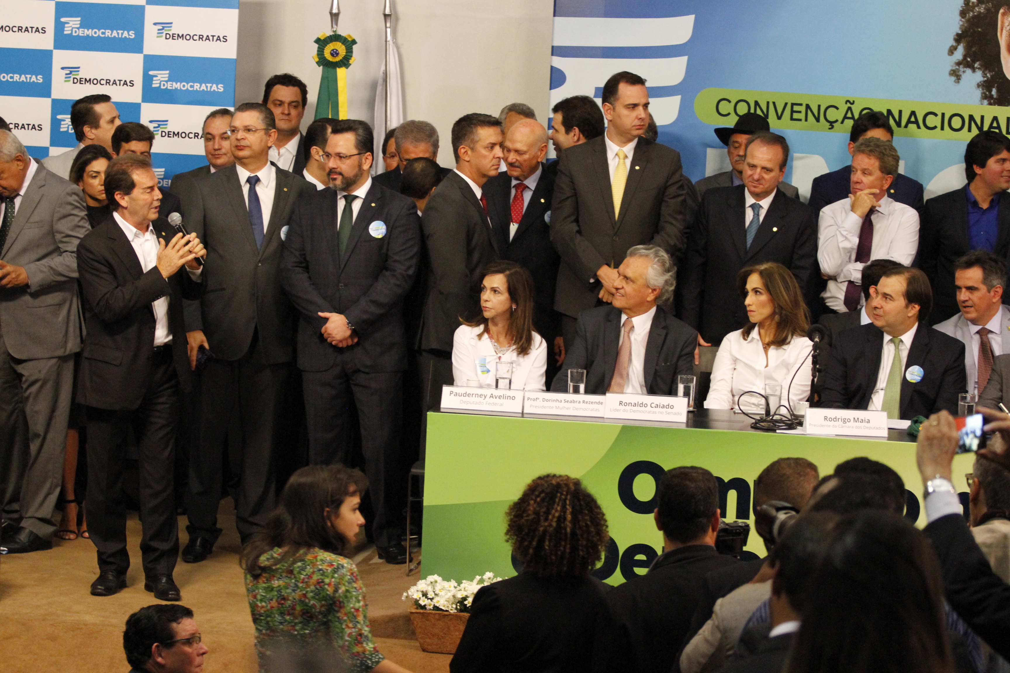 Paulinho da Força (Solidariedade-SP) esteve entre as lideranças políticas na Convenção / Foto: André Oliveira