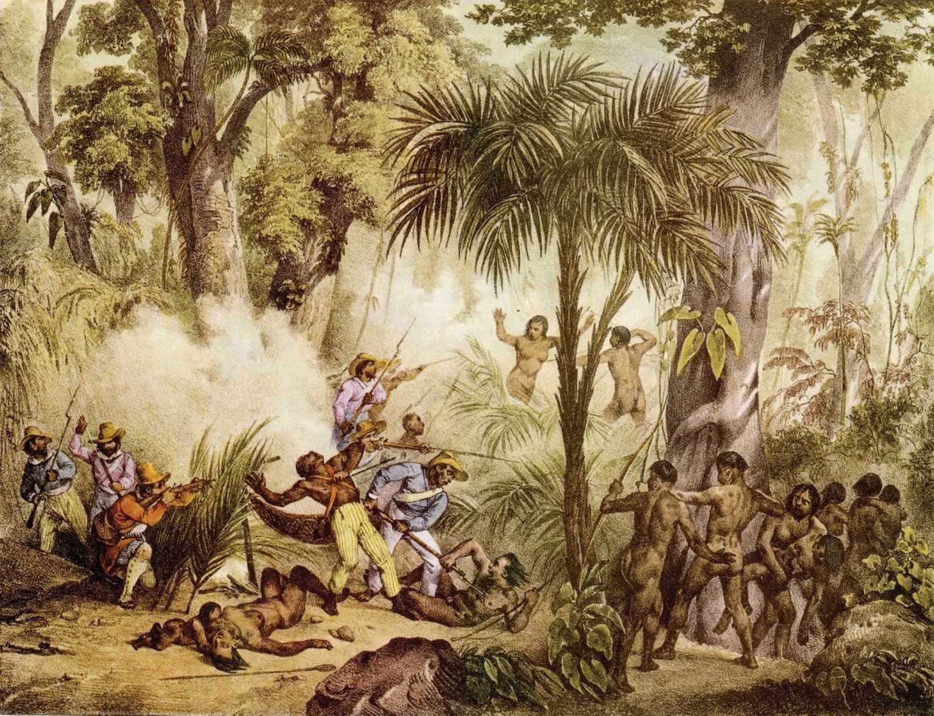 Os bandeirantes, caçadores de índios e negros no Brasil