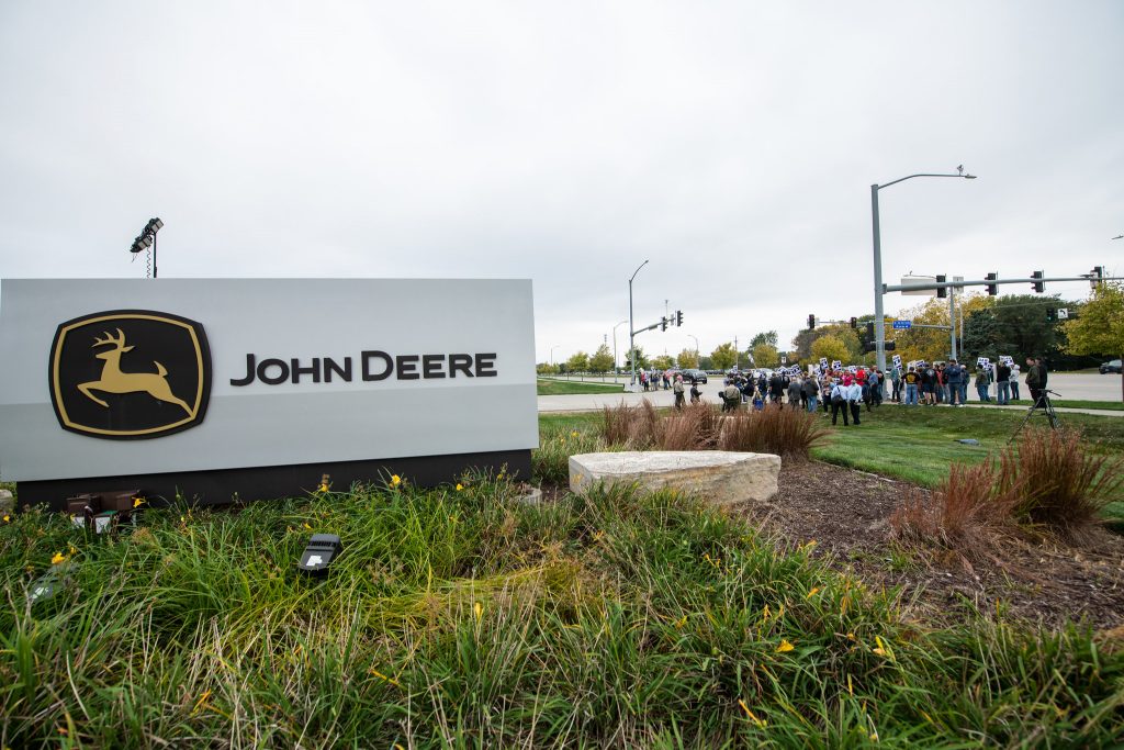Trabalhadores da John Deere mantém greve/Foto: U.S. Department of Agriculture (USDA)m por Lance Cheung, tirada em 20 de outubro de 2021.