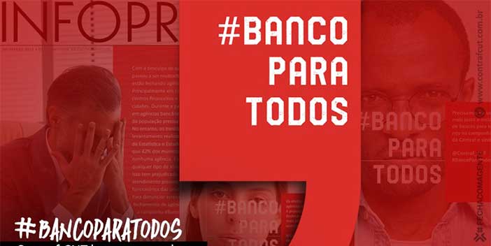 Bancários: campanha #BancoParaTodos