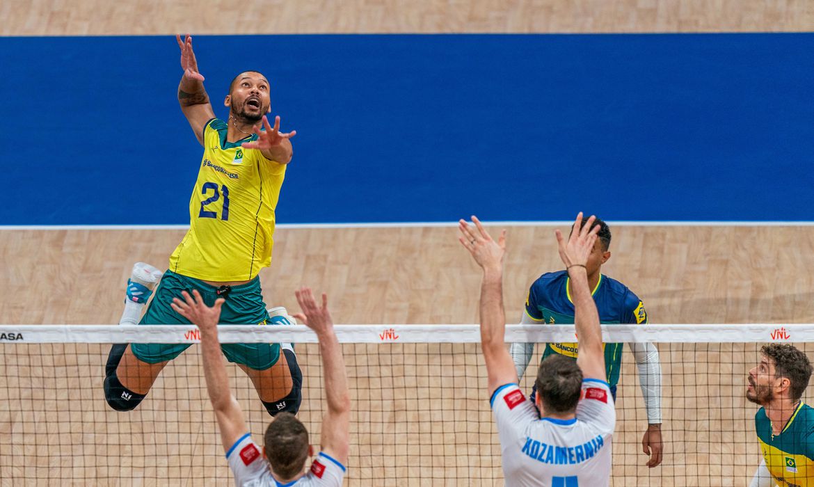 Liga das Nações: Brasil faz bonito e derrota a Eslovênia/Foto: Divulgação