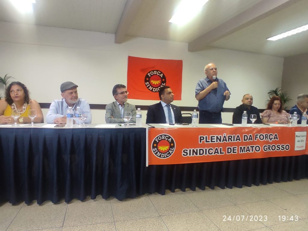 Sindicalistas debatem movimento na Força Sindical no Mato Grosso