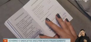 Matéria do Jornal da Tarde da TV Cultura sobre o debate entre governo e sindicatos para o novo financiamento sindical