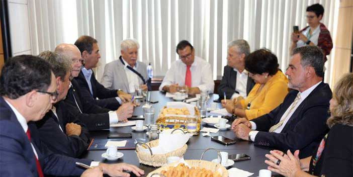 Luiz Marinho recebe grupo de deputados da Comissão de Trabalho da Câmara