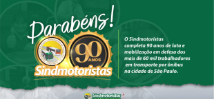 Condutores SP comemoraram 90 anos de existência do Sindmotoristas