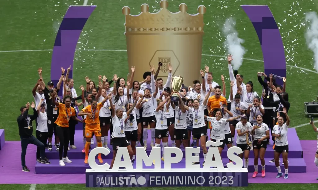 Corinthians feminino campeão/Foto: José Manoel Idalgo