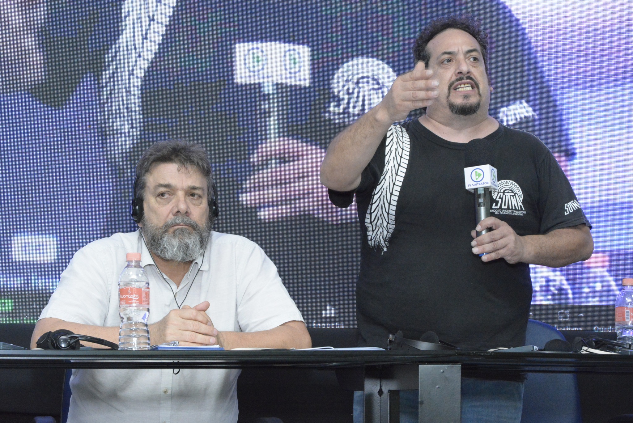 Márcio Ferreira e Alejandro Crespo no Encontro Internacional dos Borracheiros