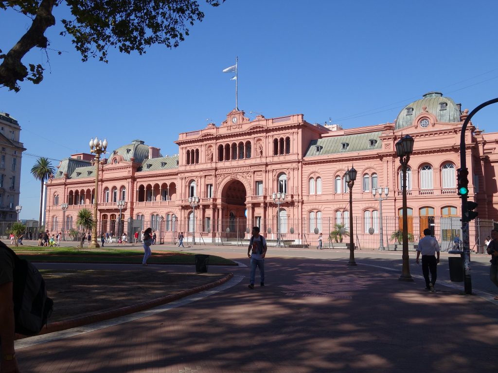 Casa Rosada, sede do Executivo Argentino/Foto J Goncalves