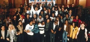 O documentário "A Noite que Mudou o Pop" mostra como foi gravada a música We Are The World". Foto: Netflix