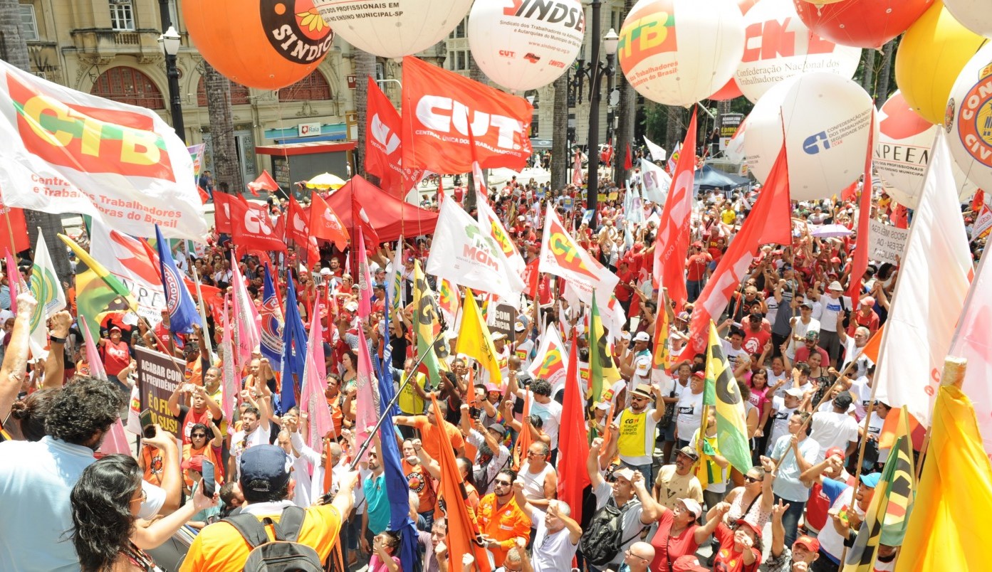 Centrais sindicais em campanha de solidariedade ao RS/Foto: Jaelcio Santana