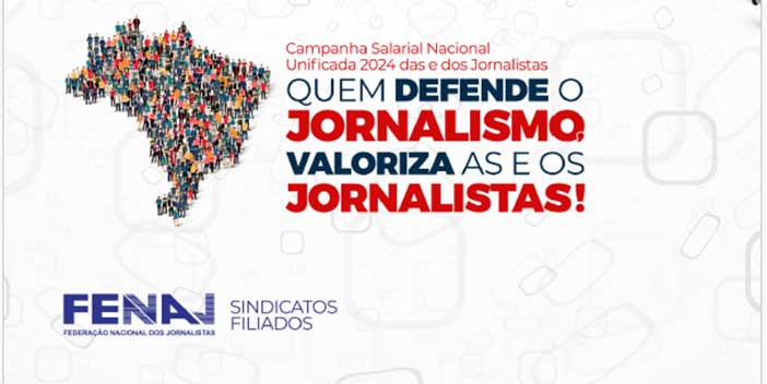 FENAJ lança Guia da Campanha Salarial Nacional Unificada dos Jornalistas 2024