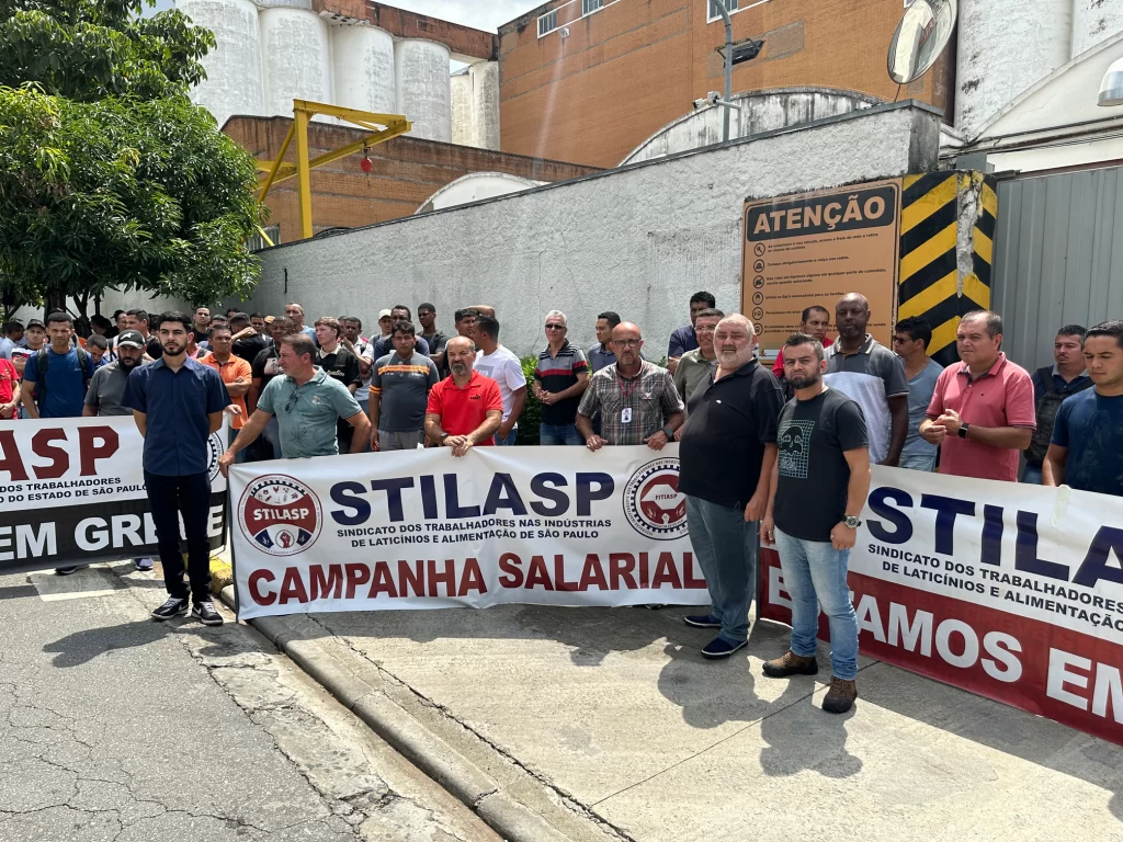 STILASP realiza paralisação no Moinho Correcta em São Paulo/SP