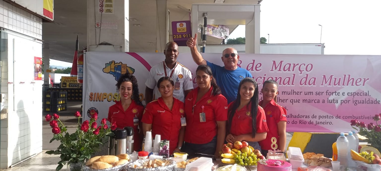 Dia da Mulher: SINPOSPETRO-RJ organiza café da manhã para homenagear as frentistas