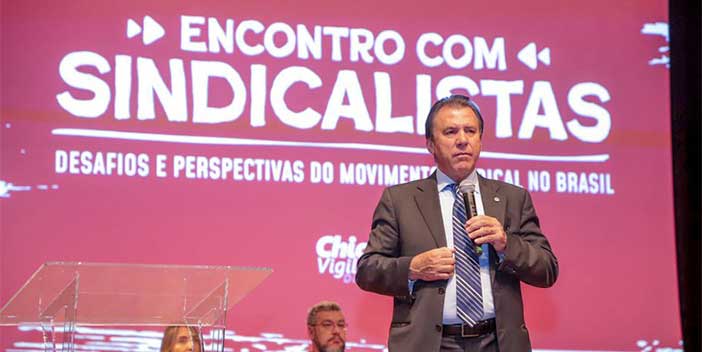 Ministro Luiz Marinho participa de Encontro de Sindicalistas do DF