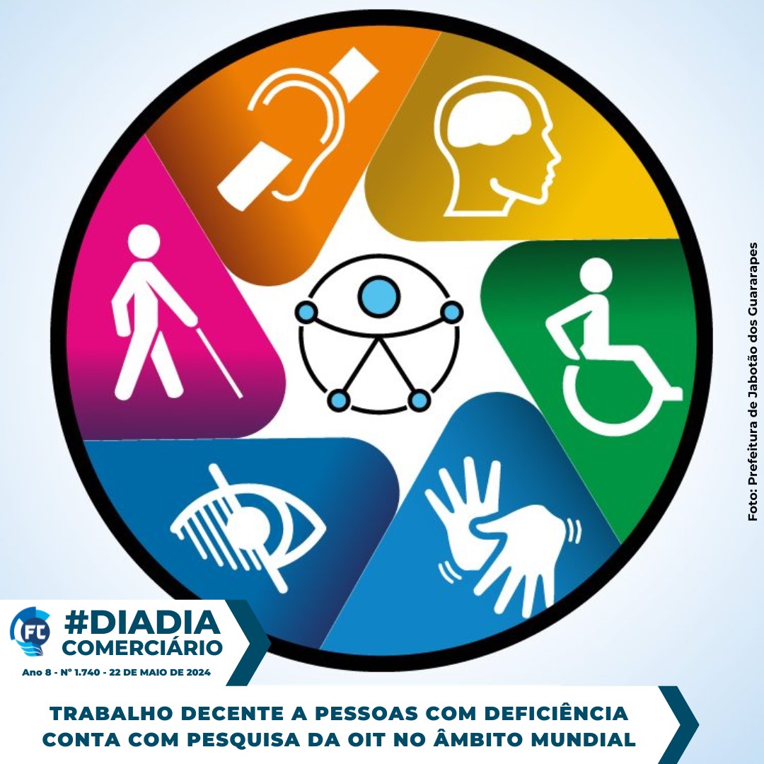 Fecomerciários e Espaço Cidadania contam com estudo da OIT para incentivar trabalho decente para pessoas com deficiência.