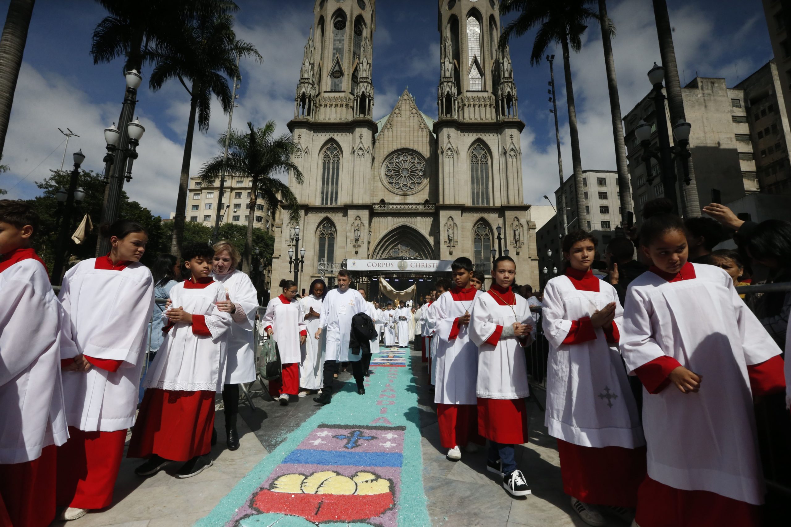 Tapete de Corpus Christi/Foto: Paulo Pinto/Agencia Brasil