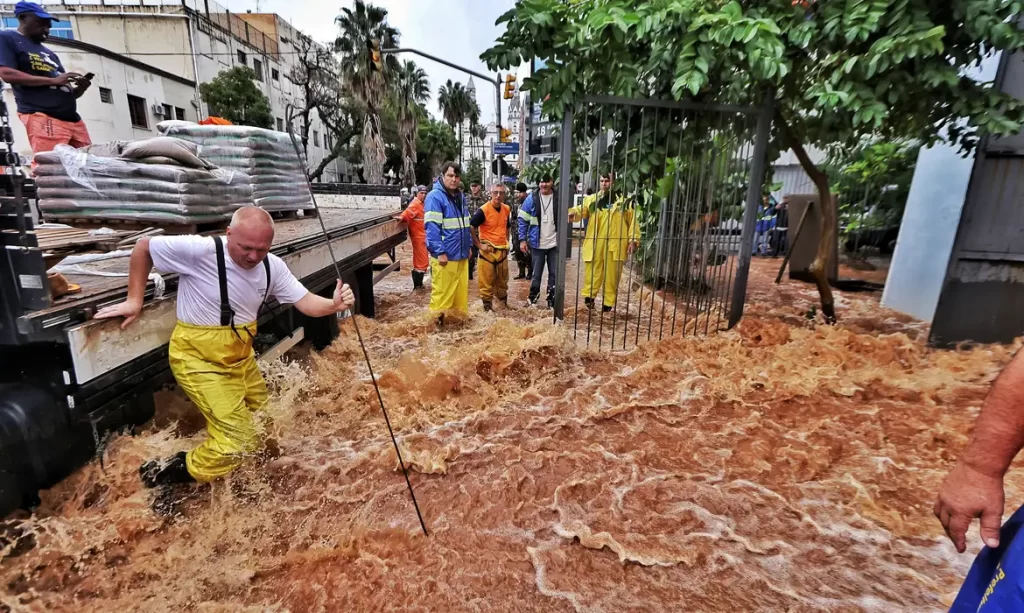 Enchente no RS/Foto Lauro Alves