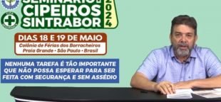 Márcio convida para Seminário de Cipeiros do Sintrabor