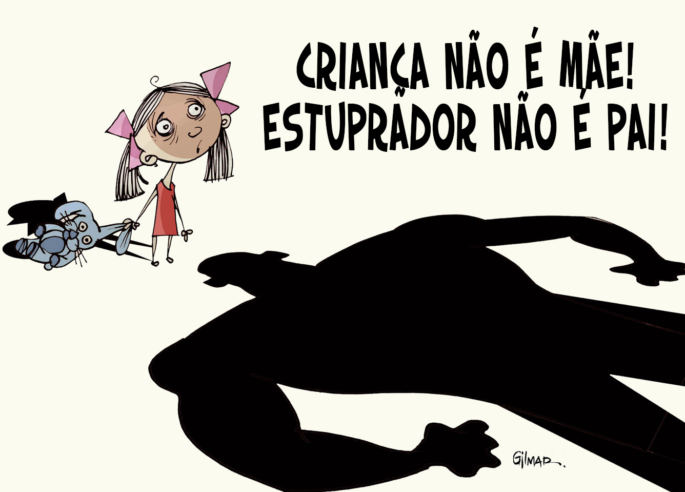 Charge de Gilmar contra a PL do estuprador