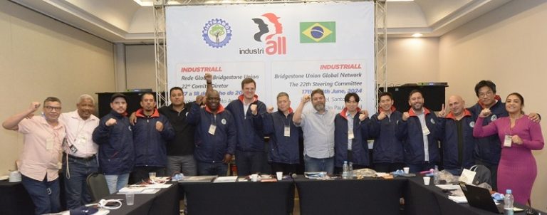 SINTRABOR realiza reunião Rede Mundial Bridgestone da IndustriAll