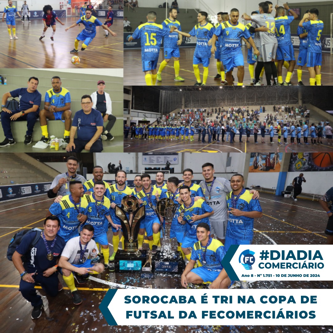 Sorocaba vence a Copa de Futsal da Fecomerciários.