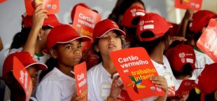 Campanha Cartão Vermelho ao Trabalho Infantil. Foto: Antônio Cruz, EBC, 2017.