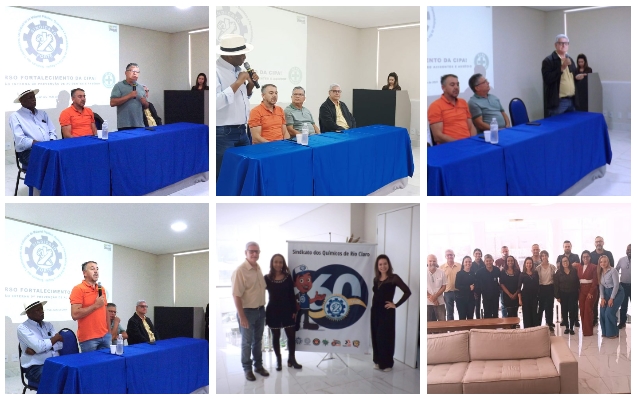 Químicos de Rio Claro fazem Curso de Fortalecimento da CIPA