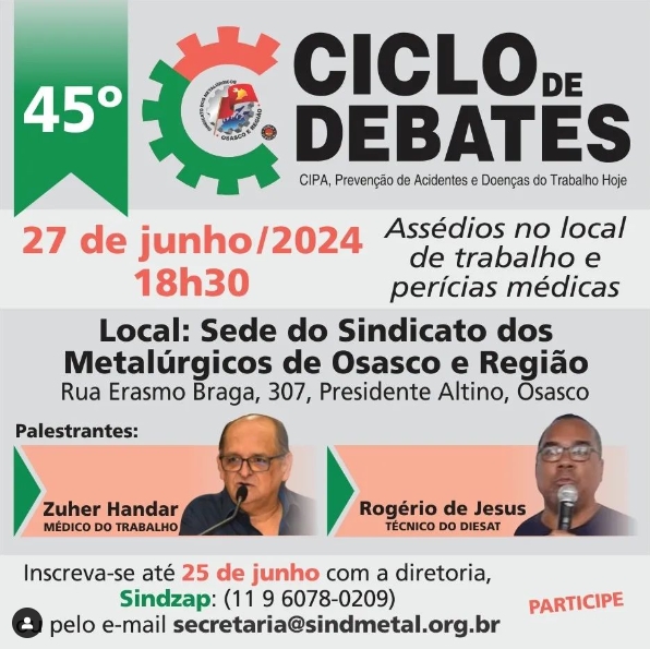 Metalúrgicos de Osasco debatem enfretamento a assédios moral e sexual