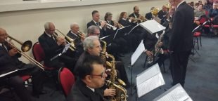 Banda Operária da Lapa no Ato do Dia da Luta Operária, 9 de julho de 2024, no Sindicato dos Padeiros de São Paulo.