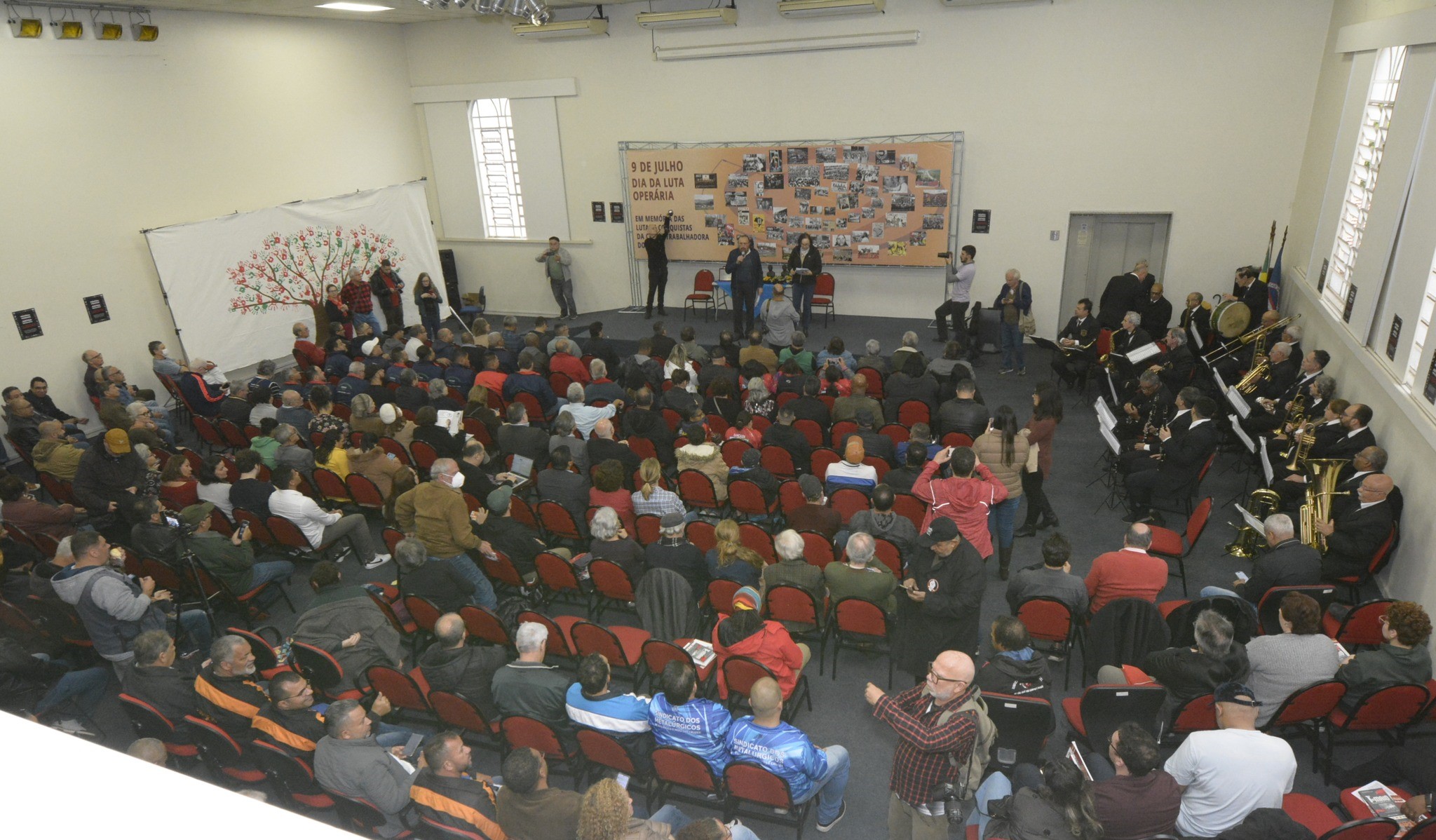 Troféu José Martinez: cerimônia realizada no Dia da Luta Operária/Foto: Arquivo SINTRABOR