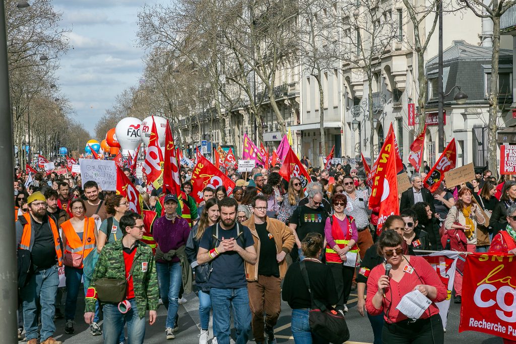 Franceses na rua! A Frente Popular freia o fascismo. Manifestação dos trabalhadores em Paris/Foto: Arquivo CGT