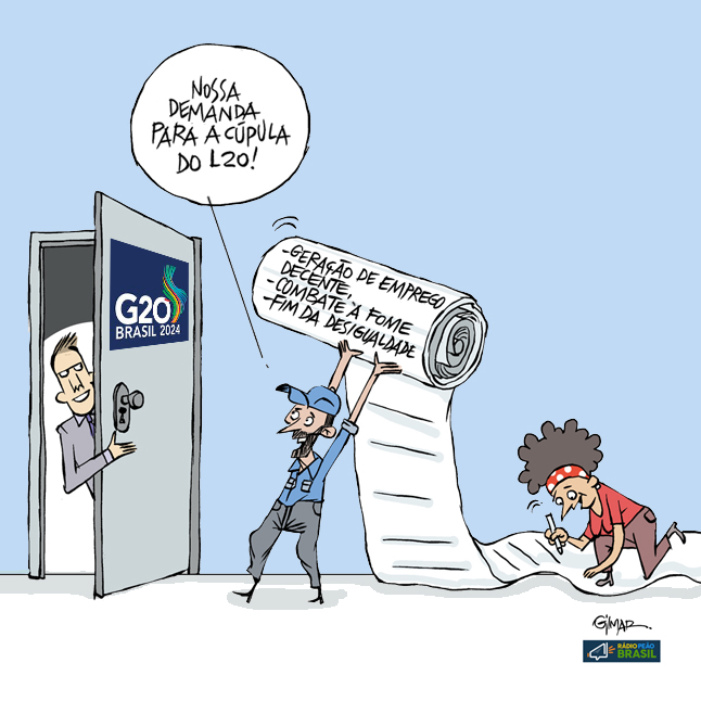 Charge do Gilmar