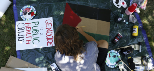 Palestinos americanos esperando que Harris mostre que é diferente de Biden. Foto: People´s World/AP