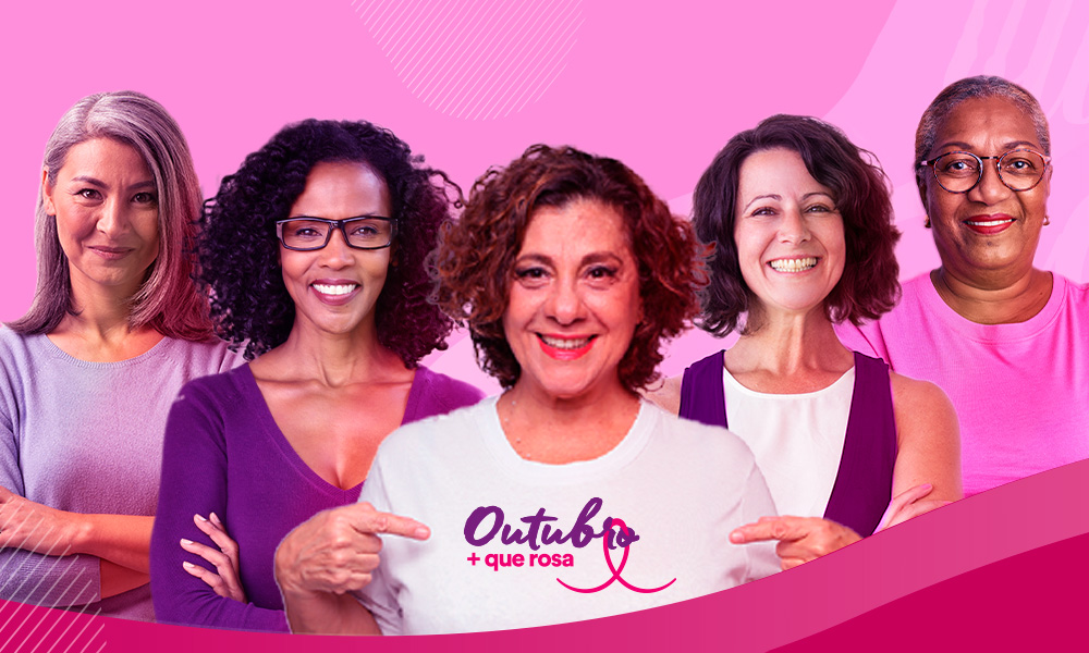 Outubro Rosa: atenção à saúde da mulher