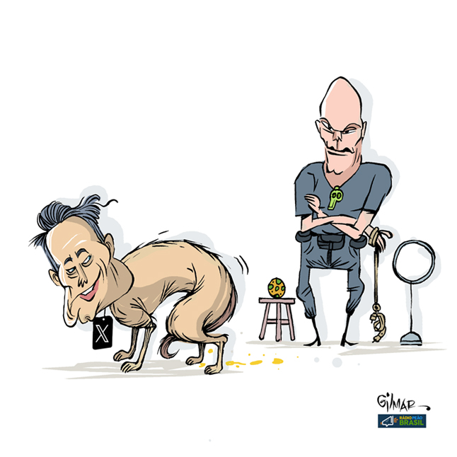 Charge do Gilmar