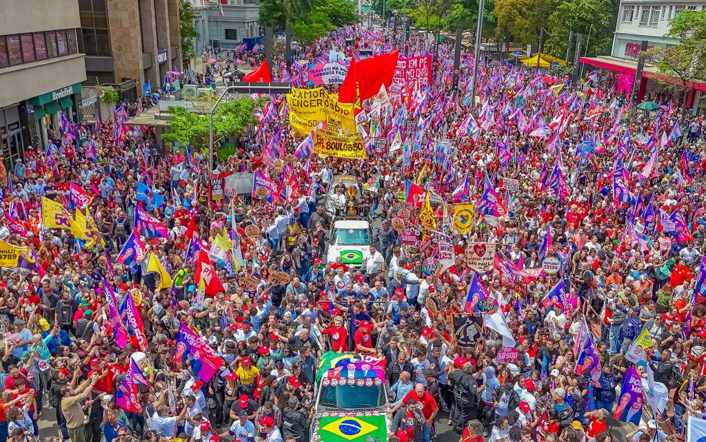 Caminhada dos apoiadores de Boulos com Lula na Paulista/Lula e Boulos na Paulista/Foto: Ricardo Stuckert 