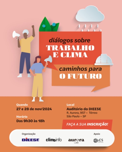 Dieese promove o "Diálogos sobre Trabalho e Clima"