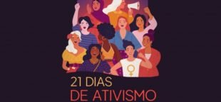 Fecomerciários na Campanha 21 dias de ativismo pelo fim da violência contra mulher.
