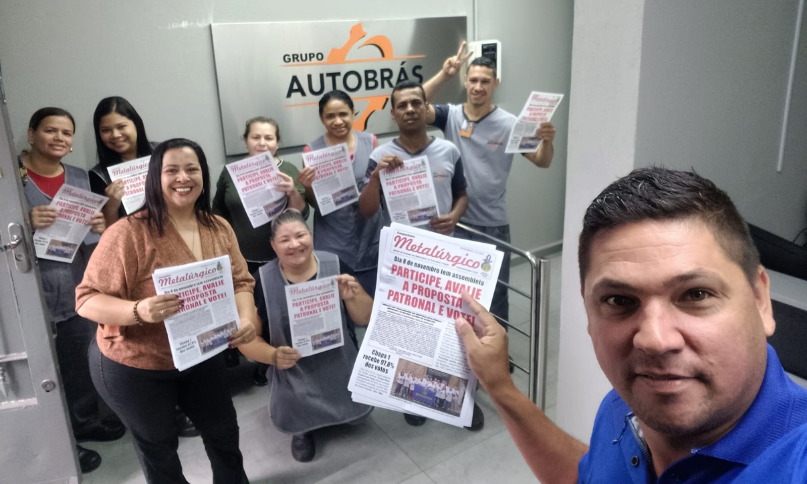 Boletim divulga a assembleia Metalúrgicos de Guarulhos