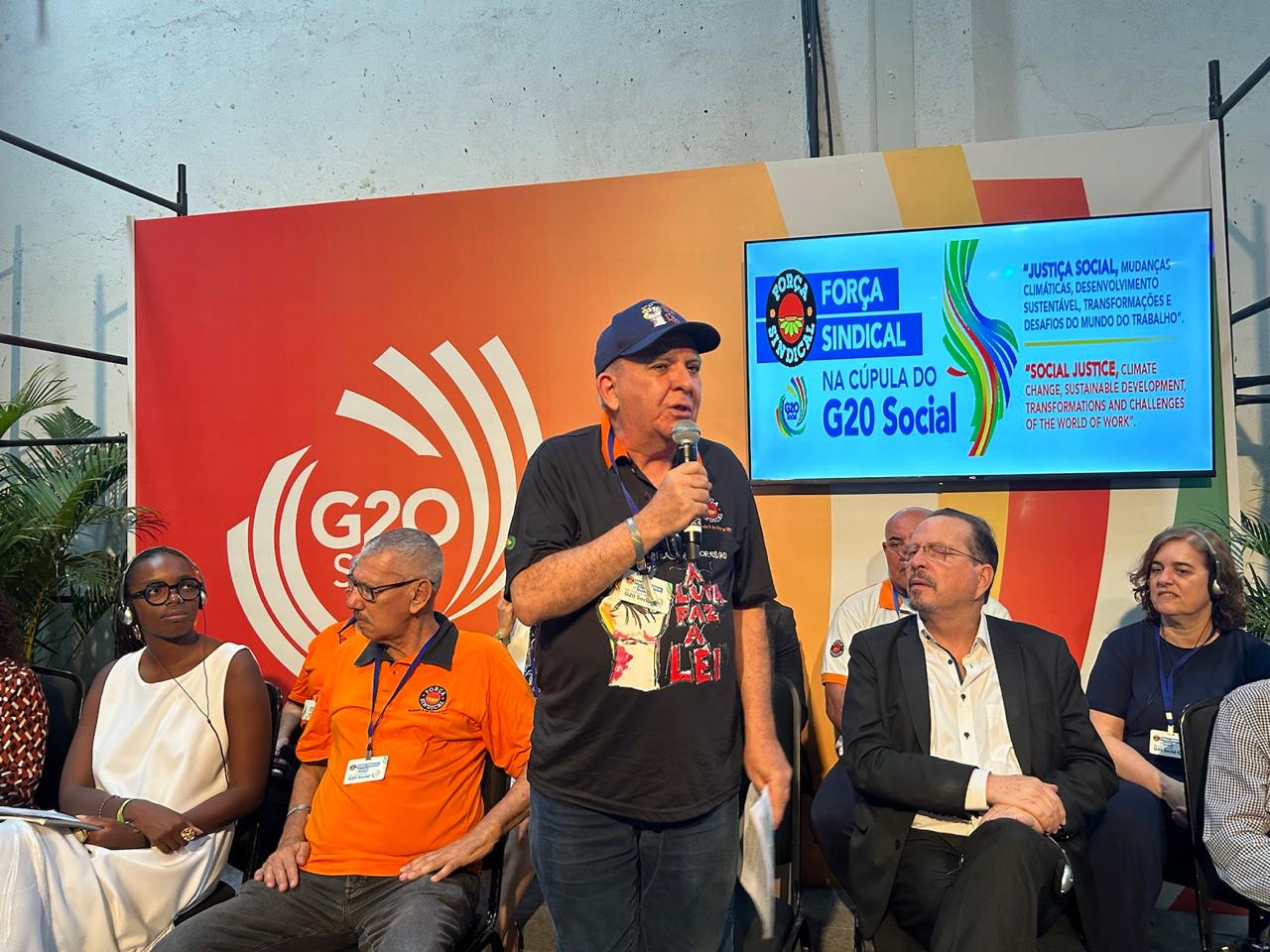 Força Sindical presente no G20 Social