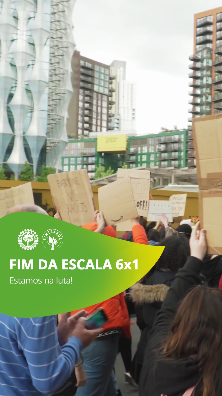 Pelo fim da escala 6X1