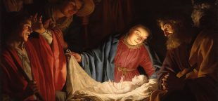 O sentido do Natal. Gerard van Honthorst, Adoração dos Pastores.