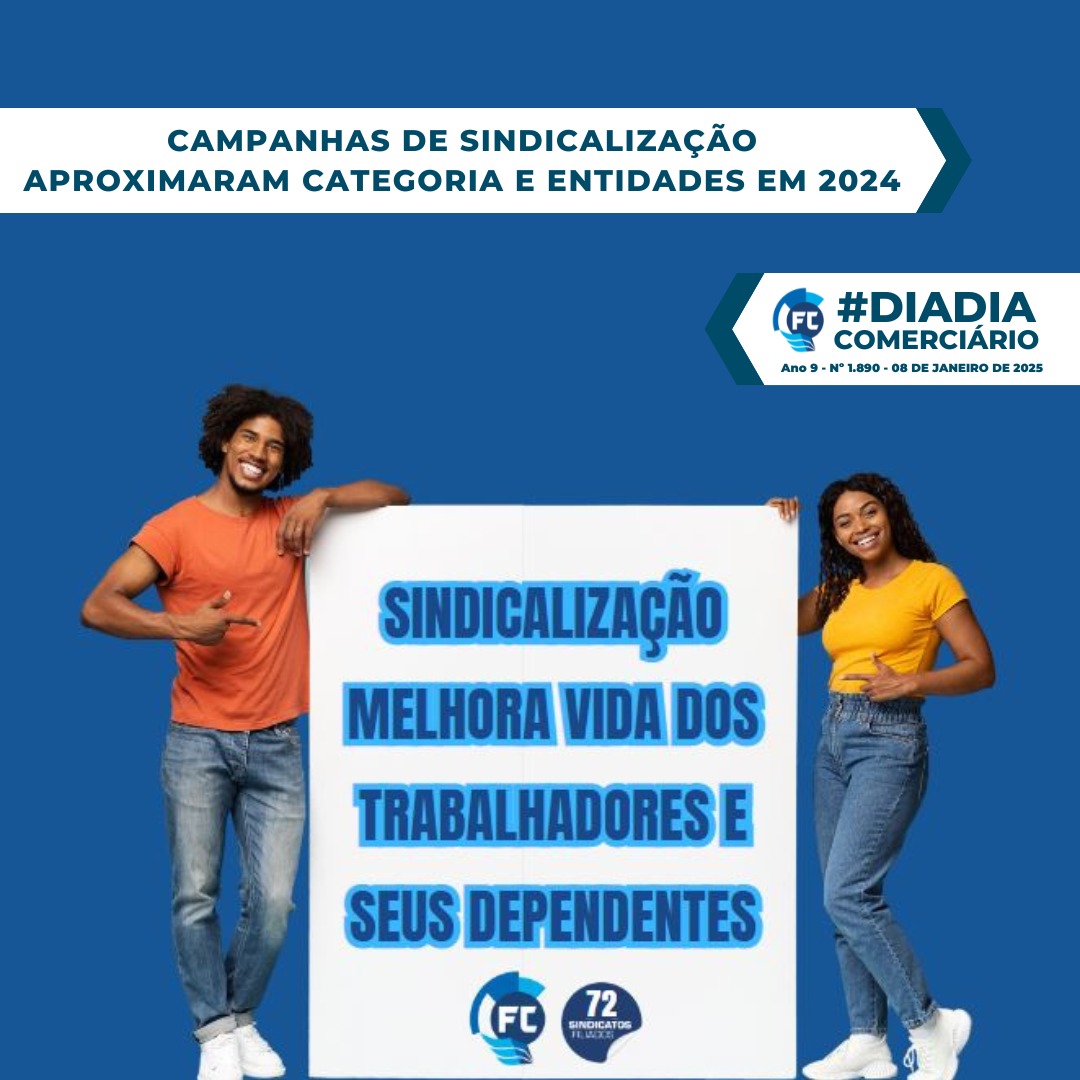 No contexto do Projeto Fênix, da Fecomerciários, Campanhas de sindicalização aproximaram categoria em 2024