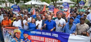 Sintepav-BA lança Campanha Salarial 2025 com marcha em Salvador