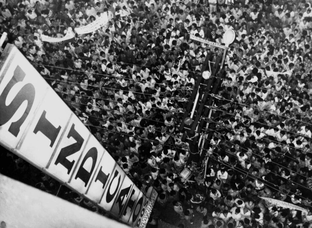 Livro contará a história dos Metalúrgicos de São Paulo. Foto: Assembleia do Sindicato na Rua do Carmo