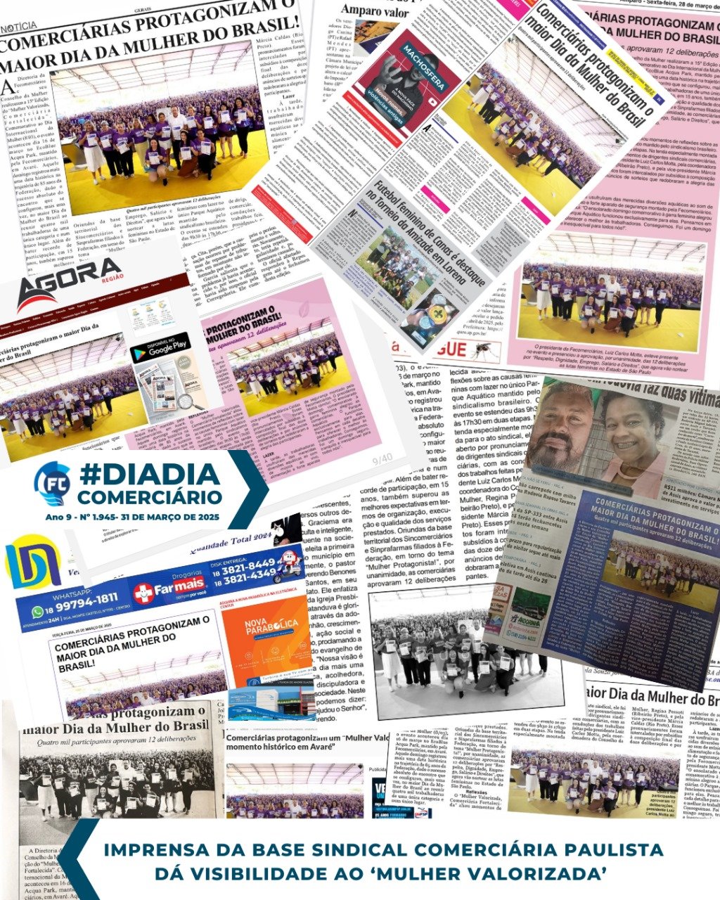 Imprensa sindical repercutiu o evento Mulher Valorizada. Imprensa sindical repercutiu o evento Mulher Valorizada.