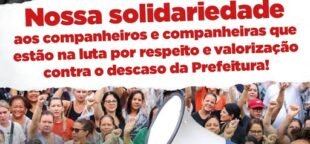 Sindest solidariza-se à greve dos professores de São Vicente