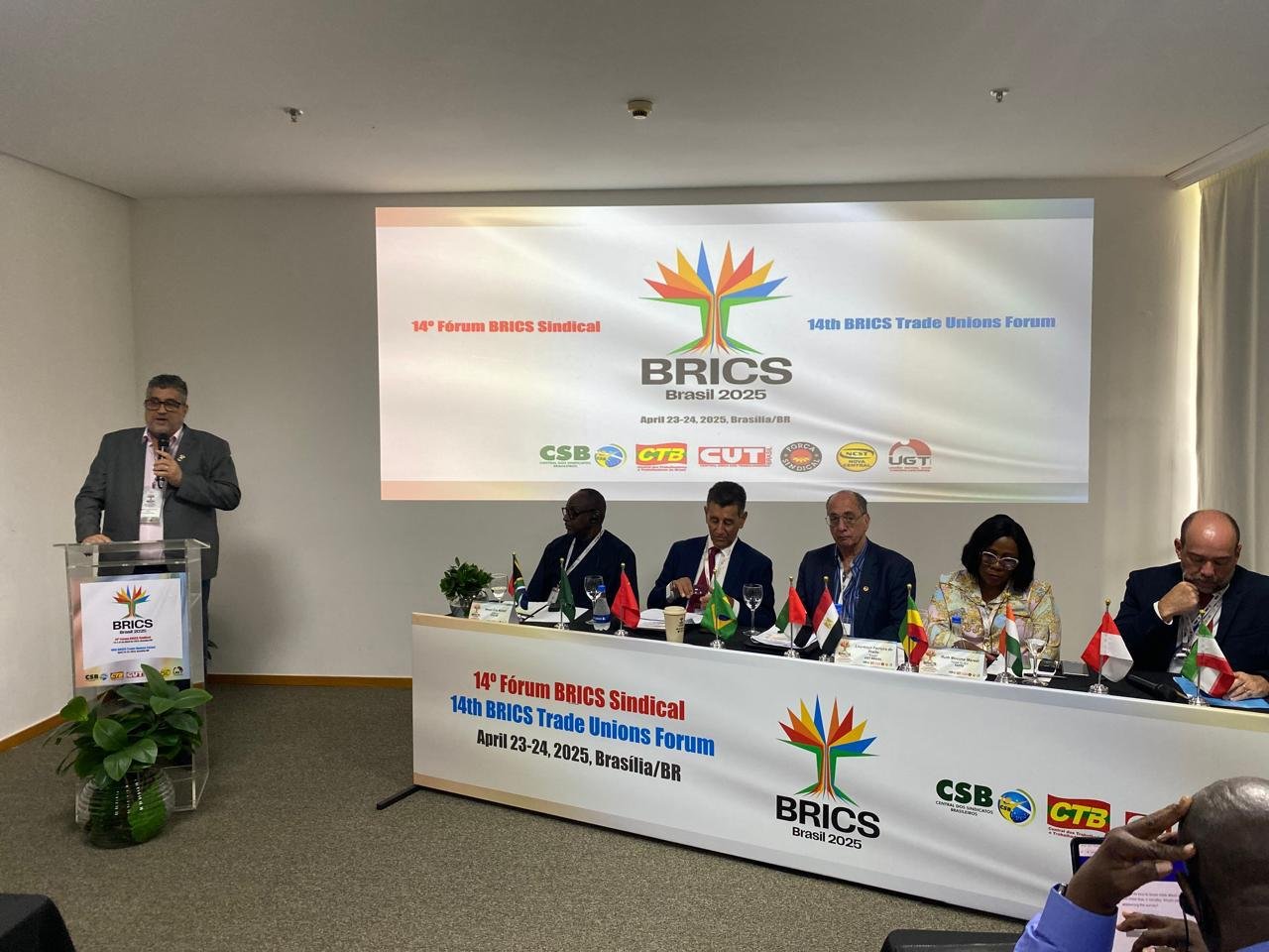 Sindicalistas da Força participam do 14º Fórum Sindical dos BRICS